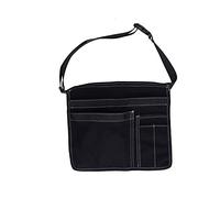 QANYEGN Sac de Taille pour Outils, Sac de Taille pour Outils de Jardinage, Pochette à Outils de Taille en Tissu Oxford Multi-Poches pour l'escalade de Jardin en Plein air (Noire)
