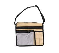 QANYEGN Sac de Taille pour Outils, Sac de Taille pour Outils de Jardinage, Pochette à Outils de Taille en Tissu Oxford Multi-Poches pour l'escalade de Jardin en Plein air (Gris + Kaki)