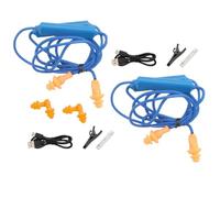 Qaoelf Écouteurs Bluetooth Chantier Bruyant Protection Gris | Protection auditive adaptée aux environnements bruyants comme les chantiers et offre un port confortable.
