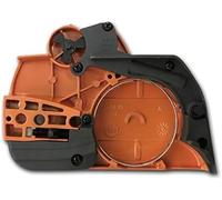 QASULER Couvercle de pignon d'embrayage latéral avec Frein de chaîne for tronçonneuse Husqvarna 445 450, pièces de Rechange OEM 544097901 544097902 Carter d'embrayage de tronçonneuse