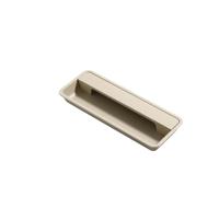 QAUUCP Poignée Encastrée Poignée dissimulée for porte coulissante moderne | Les meubles intégrés encochés de boucle manipulent la traction va-et-vient de garde-robe cachée(Beige 130mm)