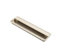 QAUUCP Poignée Encastrée Poignée dissimulée for porte coulissante moderne | Les meubles intégrés encochés de boucle manipulent la traction va-et-vient de garde-robe cachée(Beige 195mm)