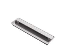 QAUUCP Poignée Encastrée Poignée dissimulée for porte coulissante moderne | Les meubles intégrés encochés de boucle manipulent la traction va-et-vient de garde-robe cachée(Light Gray 195mm)