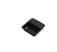 QAUUCP Poignée Encastrée Poignée dissimulée for porte coulissante moderne | Les meubles intégrés encochés de boucle manipulent la traction va-et-vient de garde-robe cachée(Matte Black 57mm)