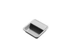 QAUUCP Poignée Encastrée Poignée dissimulée for porte coulissante moderne | Les meubles intégrés encochés de boucle manipulent la traction va-et-vient de garde-robe cachée(Light Gray 57mm)