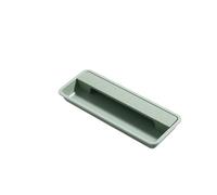 QAUUCP Poignée Encastrée Poignée dissimulée for porte coulissante moderne | Les meubles intégrés encochés de boucle manipulent la traction va-et-vient de garde-robe cachée(Moran Green 130mm)