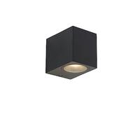 Qazqa baleno - Applique murale - 1 lumière - L 65 mm - Noir - Moderne, Design - éclairage extérieur - Salle de bains