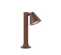 QAZQA ciara - Lampe sur pied extérieur - 1 lumière - L 10 cm - Brun rouille - Moderne - éclairage extérieur