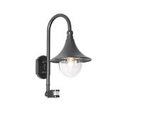 Qazqa daphne - Applique murale - 1 lumière - L 255 cm - Noir - Classique/Antique - éclairage extérieur