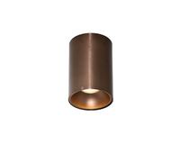 Qazqa deep - Spot plafond, plafonnier - 1 lumière - Ø 9.65 cm - Bronze - Design - éclairage intérieur - Salon I Chambre I Cuisine I Salle à manger