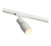 QAZQA iconic kohua - Système de rail spot luminaire plafond, plafonnier compatible pour led - 1 lumière - L 6 cm - Blanc - - éclairage intérieur - Salon I Chambre I Cuisine I Salle à manger