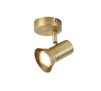 Qazqa karin - Spot plafond, plafonnier - 1 lumière - L 130 mm - Bronze - Design, Moderne, Rétro - éclairage intérieur - Salon I Chambre I Cuisine I Salle à manger