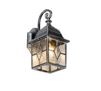 Qazqa london - Lanterne murale - 1 lumière - L 15.1 cm - Argenté - Classique/Antique - éclairage extérieur
