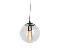 Qazqa pallon - Suspension - 1 lumière - Ø 200 mm - Gris - Moderne - éclairage intérieur - Salon I Chambre I Cuisine I Salle à manger
