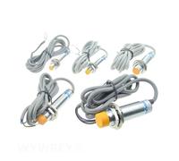 QAZXSEMUI Capteur de proximité inductif, Interrupteur détection métaux, Transistor NPN/PNP, NO/NC, Longueur 1-15 mm, 10, Type CC, 2 Fils, Non(M12(Unshielded)-4mm,DC Type PNP NO)