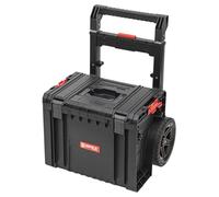 Qbrick Modular Box Qbrick System Pro 2.0 CART Plus - Plateau Amovible - Connecteurs latéraux Fonctionnels - Roues silencieuses - Solide et résistant aux Signes d'usure