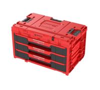 Qbrick System – Boîte à outils ONE 2.0 – 3 tiroirs – Rouge 27 l