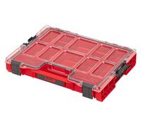 QBRICK SYSTEM Malette Outils Boîtes à Outils Valise PRO Organizer 200 RED Ultra HD Boîte De Tri De Gamme De Vis Rouge 460 x 370 x 105 mm