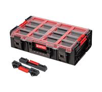 Qbrick System ONE Organizer 2XL 2.0 + Qbrick System ONE Connect Adaptateur empilable 582 x 387 x 172 mm 19,5 l IP66 avec 4 inlays et 12 séparateurs