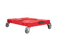 Qbrick System ONE Plateforme de transport 2.0 Atelier RED Ultra HD 625 x 503 x 160 mm 120 kg avec roues pivotantes en métal et frein
