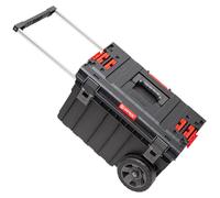 Qbrick System ONE Trolley Vario empilable 605 x 405 x 345 mm 44 l IP66 avec roulettes sur axe métallique
