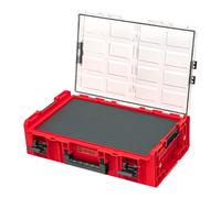 Qbrick System ONE Organizer 2XL 2.0 MFI RED ULTRA HD empilable 582 x 387 x 131 mm 13,5 l IP66 avec insert en mousse
