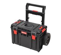 Qbrick System PRIME Chariot empilable 590 x 425 x 660 mm 37 l IP66 Capacité de charge de 100 kg avec double poignée télescopique en aluminium