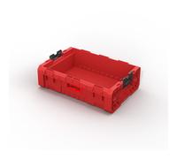 QBRICK SYSTEM Malette Outils Boîtes à Outils Valise PRO Box 130 2.0 RED Ultra HD Rouge 460 x 325 x 150 mm