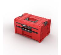Qbrick System - Caisse à outils System PRO Drawer 2 - 2 tiroirs - Rouge