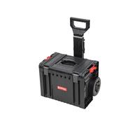 Qbrick System PRO Cart 2.0 boîte mobile sur roues empilable 450 x 390 x 690 mm 28 l avec poignée télescopique