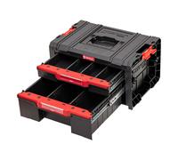 Qbrick System PRO Drawer 2 Toolbox 2.0 Basic empilable 450 x 310 x 244 mm 4,5 l 9,5 l IP54 avec deux tiroirs 5 séparateurs