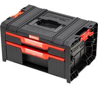 Qbrick System PRO Drawer 2 Toolbox 2.0 Basic empilable 450 x 310 x 244 mm 4,5 l 9,5 l IP54 avec deux tiroirs 5 séparateurs