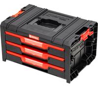 Qbrick System PRO Drawer 3 Toolbox 2.0 Basic empilable 450 x 310 x 244 mm 3x 4,5 l IP54 avec trois tiroirs 9 inserts