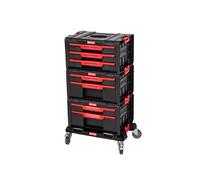 Qbrick System PRO Drawer Workshop Set 1 2.0 + 3x Drawer + planche à roulettes