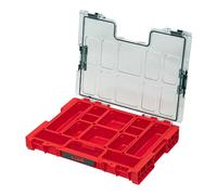 QBRICK SYSTEM Malette Outils Boîtes à Outils Valise PRO Organizer 200 RED Ultra HD Boîte De Tri De Gamme De Vis Rouge 460 x 370 x 105 mm