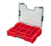 QBRICK SYSTEM Malette Outils Boîtes à Outils Valise PRO Organizer 300 RED Ultra HD Boîte De Tri De Gamme De Vis Rouge 460 x 370 x 135 mm
