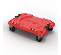 QBRICK SYSTEM Chariot De Transport Capacité De Charge De 100 kg Pro Transport Platform Red Ultra HD Rouge 460 x 335 x 195 mm