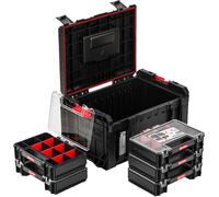 Qbrick System PRO Toolbox 2.0 Mallette à outils 450 x 334 x 240 mm 19 l empilable IP54 + 5x TWO Organizer Multi