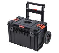 Qbrick System ONE Cart 2.0 Trolley 641 x 485 x 660 mm 52 l IP66 capacité de charge 100 kg empilable avec poignée télescopique double en aluminium