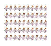 Qcbuegof 50 Pièces Porte-Sucettes Papillon Coloré 6X6, 8 CM Inserts de Sucette Carte pour Célébration d ' Anniversaire et Fêtes de des Diplômes Succès de Gâteaux Colorés