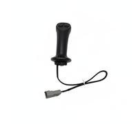 QccHieUs Poignée de Commande d'Excavateur Levier d'Excavation Grip Machine Pièce Détachée Ergonomique Plastique Connexion Plug Type Adaptée à l'Usage pour, Boutons Noirs
