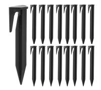 Qcdou Piquet Fil Robot Tondeuse, Lot de 100 Piquets de Fixation pour des câbles de délimitation de Tondeuse robotisée, Clous de Fixation Crochets, Compatible Bosch/Husqvarna/WORX/Honda/ROBOMOW/iMow