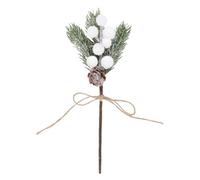 QCSTORE Branches de Baies Artificielles pour l'artisanat des Fêtes | Matériau PVC durable, design aux couleurs vives, longueur de 5,9 pouces, polyvalent pour les décorations, facile à façonner