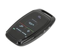 QCSTORE Clé LCD Intelligente de Voiture, Bluetooth 5.0, pour Entrée sans e Démarrage à Distance Innovante, Matériau en Alliage de Zinc (Noire)