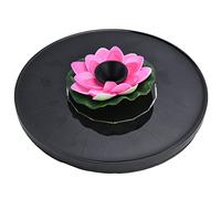QCSTORE Fontaine Solaire, Pompe à Eau Compacte, Mini Fontaine à énergie Solaire pour Bains d'oiseaux en Plein Air, Jardin, étang, Piscine, 16cm (#2)