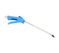 QCSTORE Pistolet à Air comprimé avec Buse Longue, Outil de Dépoussiérage Haute Pression pour Usine et Maison, Acier Inoxydable et Plastique, 1 Pistolet à Air comprimé