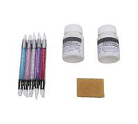 Qcwwy 2 Pièces Liquide de Masquage, Ruban de Masquage Liquide avec 5 Stylos et Gomme Fournitures D'art adapté aux étudiants Artistes Aquarelle Peinture Ruban de Masque