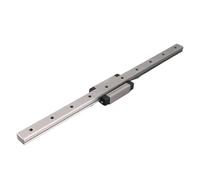 Qcwwy Bloc de Guidage de Rail Coulissant Linéaire, Kit de Rail de Mouvement Linéaire Miniature 250 Mm 300 Mm 400 500 550, Glissière à Roulement à Billes Lisse, Montage pré-percé pour (250mm)