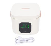 Qcwwy Boîte à Lunch électrique Chauffage, Boîte à Lunch Chauffée et Rechargeable Auto Boîte à Lunch 25W 500 ML Portable Chauffage Auto-chauffant Chaussure Plus Chaude pour le Bureau,