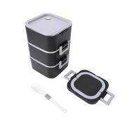Qcwwy Boîte à Lunch Isolée Isolée | Boîte à lunch isotherme pour repas de bureau Isolée Grande capacité 2100ml Acier inoxydable Bureau Adultes